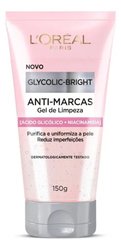 Gel de Limpeza Anti-marcas Glycolic-Bright Loréal Paris 150g