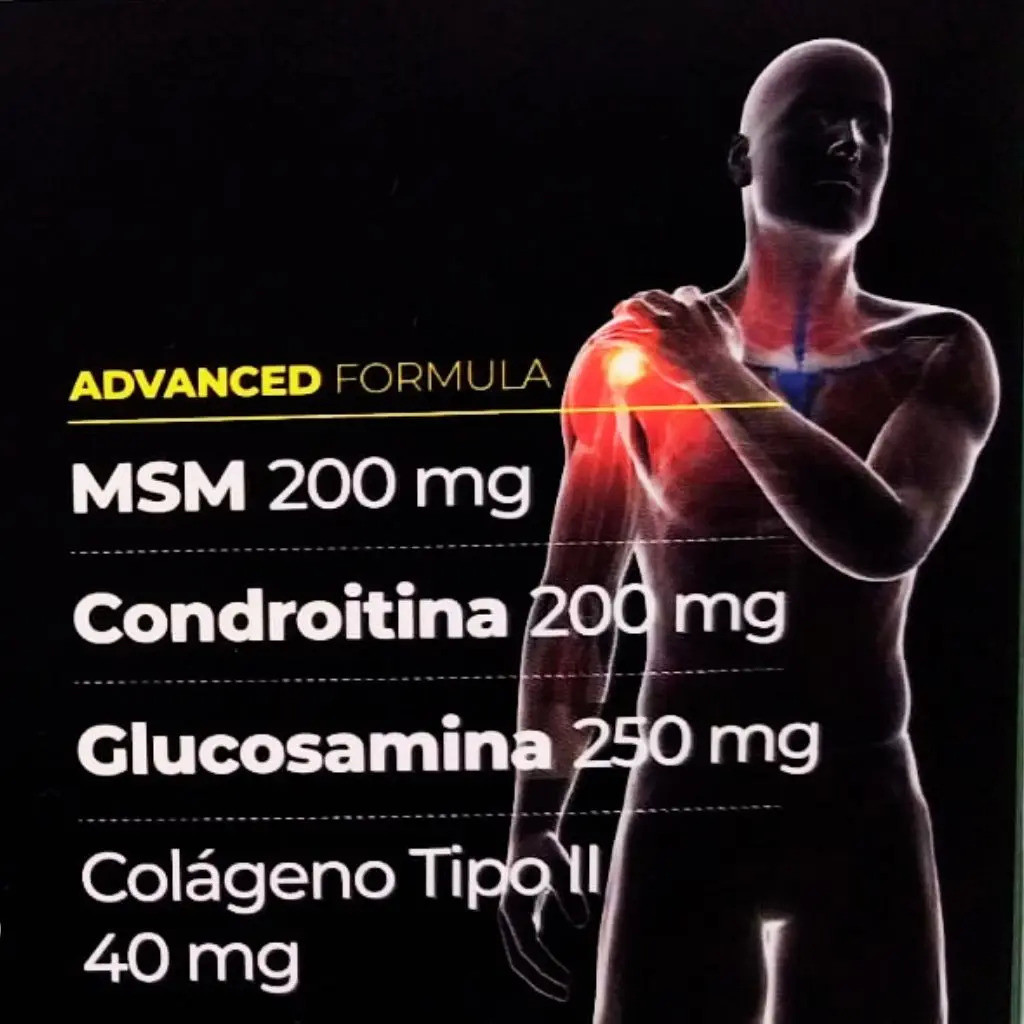 Colagen II Condroitina + Glucosamina 40mg Bionatus 30 Cpr