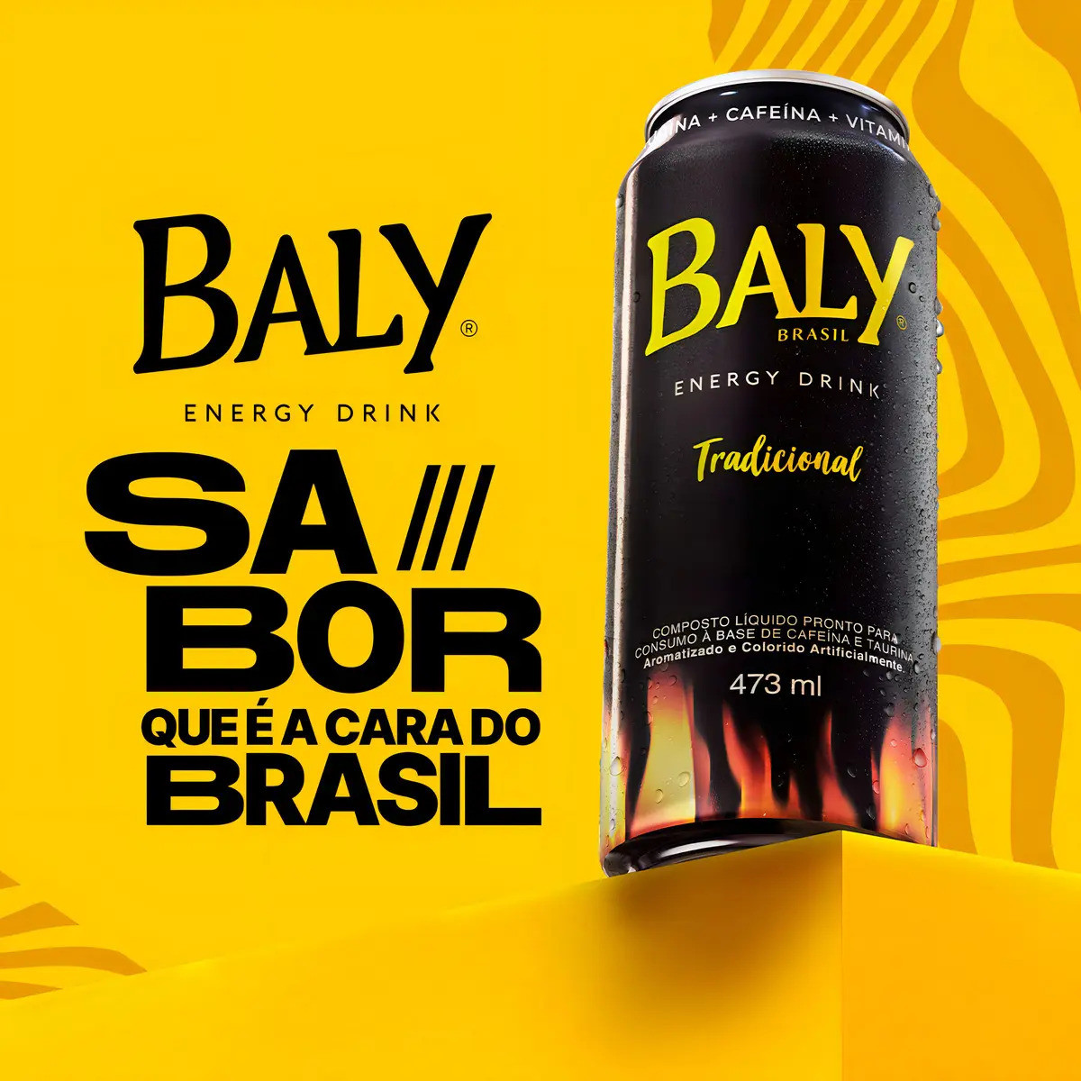 Energético Baly Energy Drink Tradicional 473ml