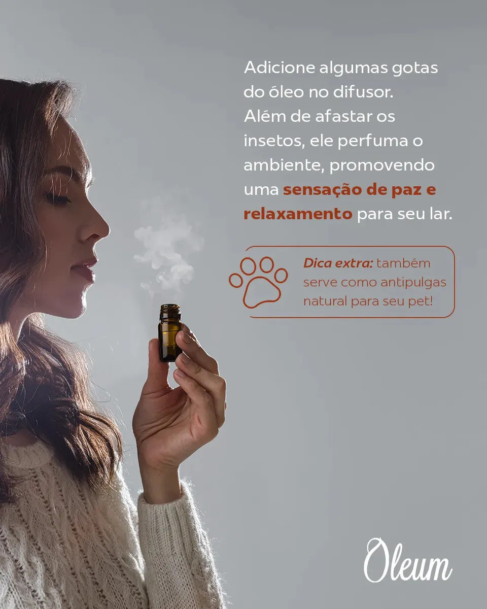 Óleo essencial Citronela Puro Aromaterapia Massagem 10ml