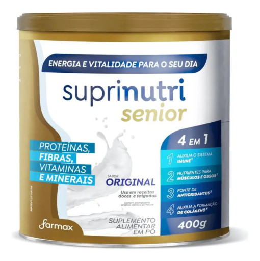 Suplemento Suprinutri Senior Em Pó Farmax 400g