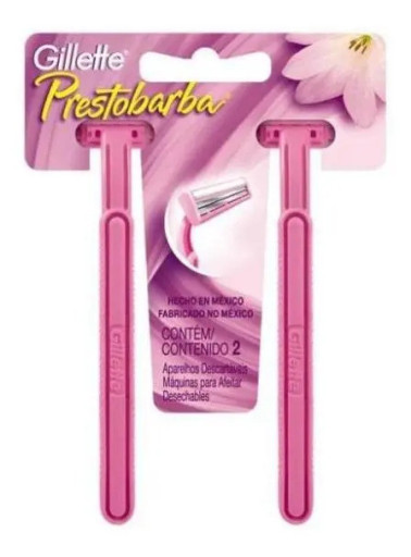 Aparelho De Depilação Gillette Prestobarba Feminino 2 Un