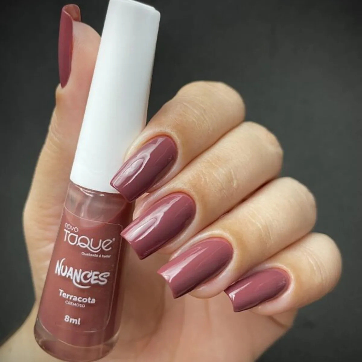 Esmalte Acabamento Cremoso Toque Terracota 8mL