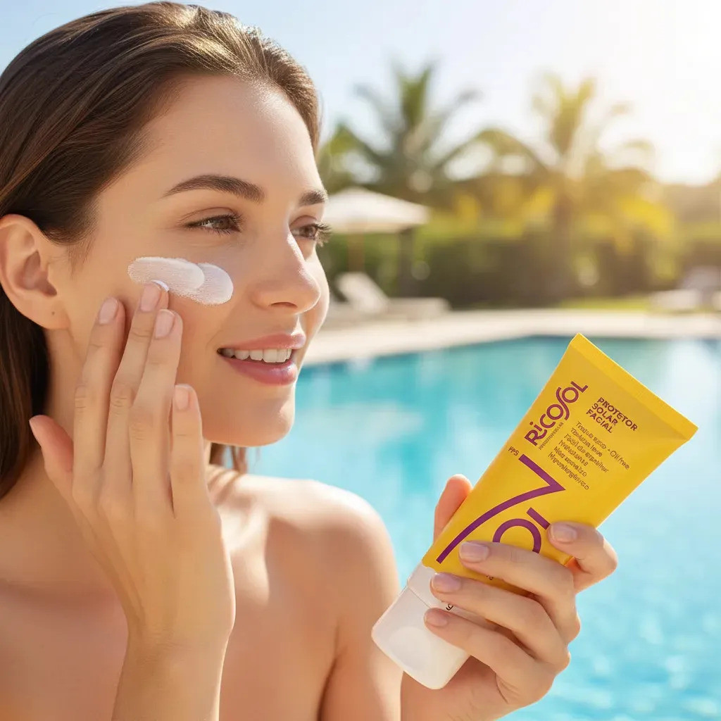 Protetor Solar Facial Ricosol Toque Seco Oil-free Fps70 50g