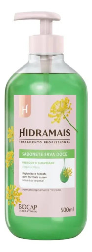 Sabonete Líquido Erva-Doce Hidramais 500ml Glicerina Vegetal