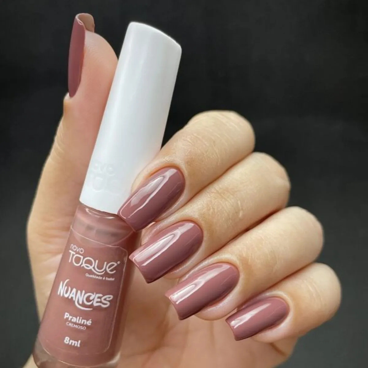 Esmalte Acabamento Cremoso 8 Ml Toque - Opções Praline