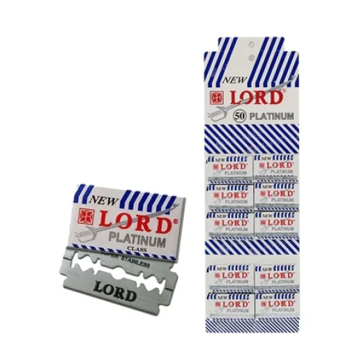 Imagens - Lâmina para Barbear Lord Platinum 50 Unidades