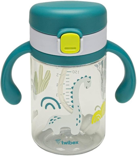Copo De Treinamento Tritan 240mL Azul Dinossauro