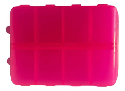Porta Comprimidos Diário 3B Indústria 12 Compartimentos Plástico Rosa
