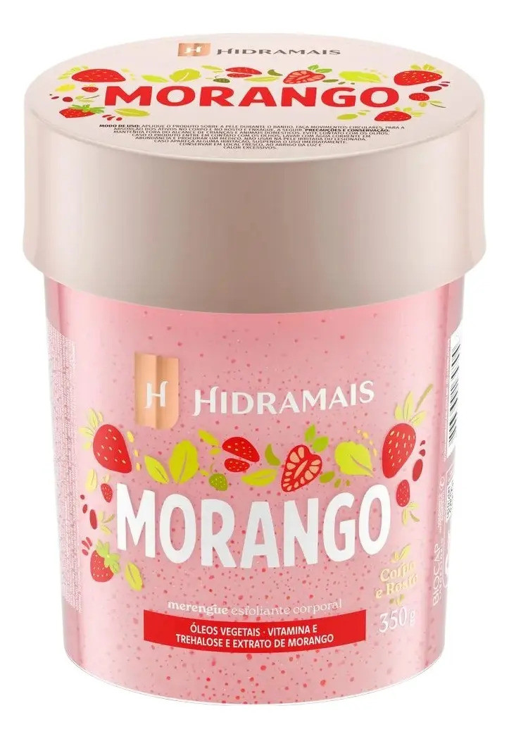 Merengue Esfoliante Morango Hidramais Corporal 350g