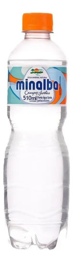 Água Mineral Minalba com Gás 510ml