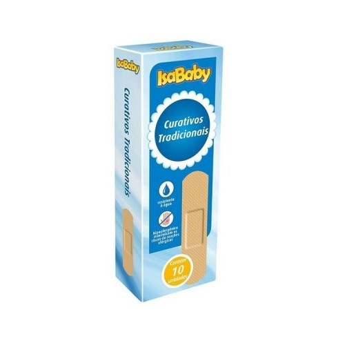 Curativo IsaBaby Tradicional com 10 Unidades