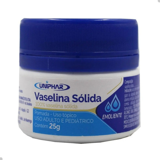 Vaselina Sólida Gel 25g Lubrificante E Hidratante Uniphar