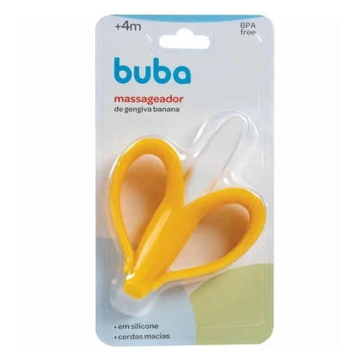 Massageador Gengival Banana Buba B1924 1 Unidade