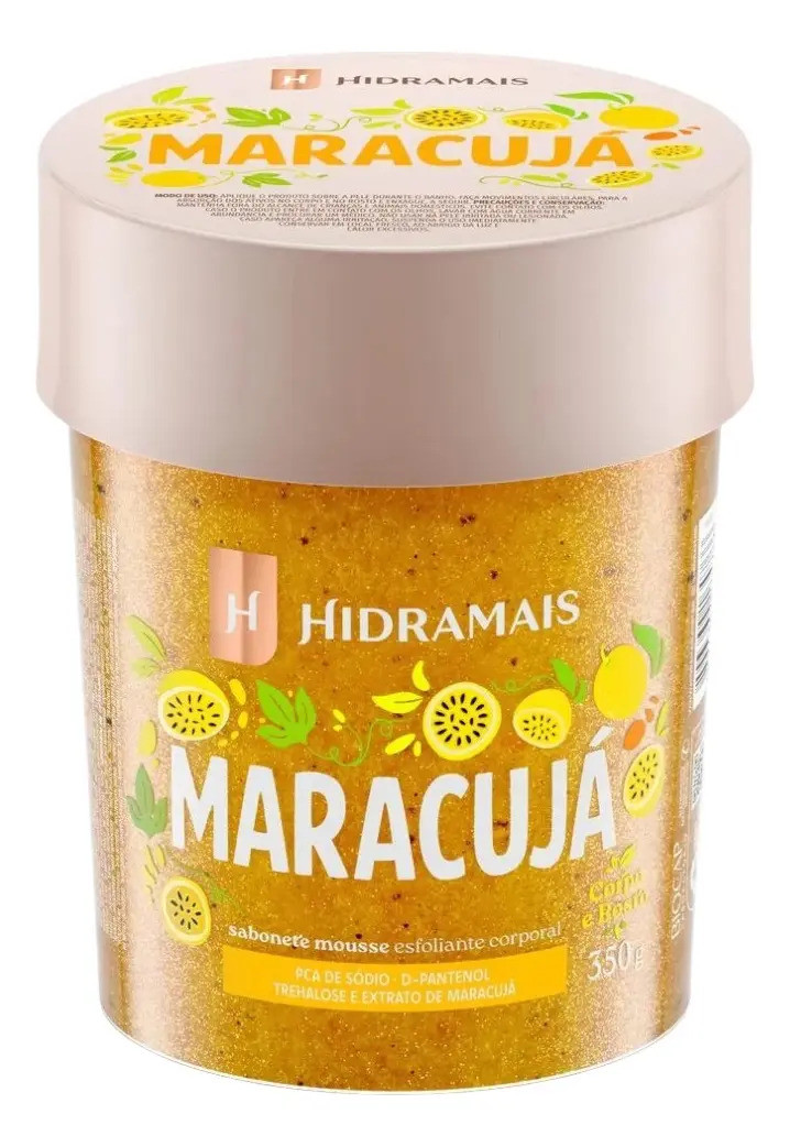 Esfoliante Corporal Maracujá Hidramais Mousse 350g