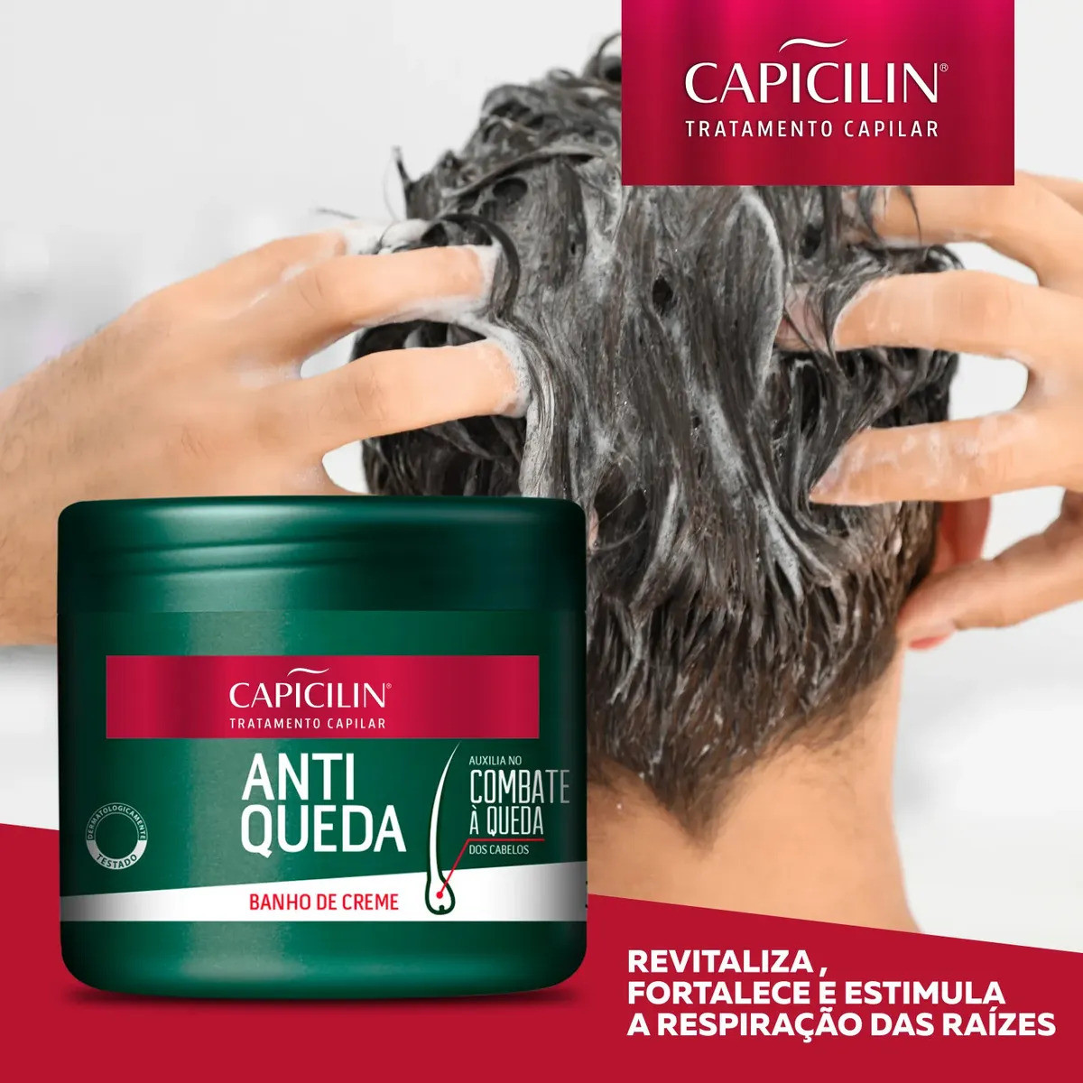 Capicilin Antiqueda Banho De Creme 350g