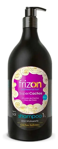 Shampoo Disciplinante Frizon Super Cachos 1 Litro