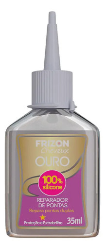 Reparador de Pontas Duplas Ouro 100% Silicone 35ml Frizon