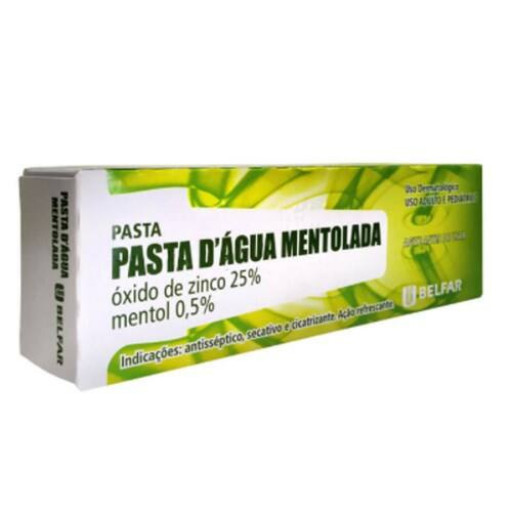 Pasta D'Água Mentolada Belfar 80g
