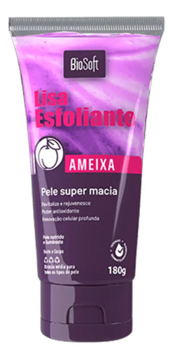 Esfoliante Bisnaga Ameixa 180g Bio Soft