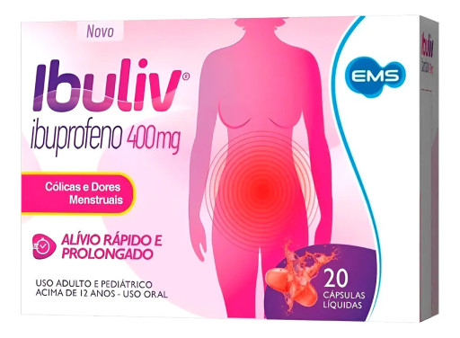 Ibuliv 400mg 20 Cápsulas Líquidas