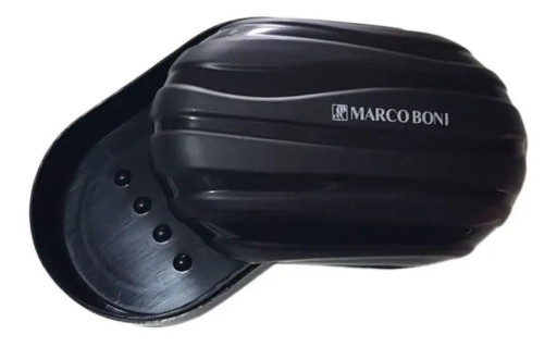 Saboneteira de plástico ideal para viagem - Marco Boni cor preto